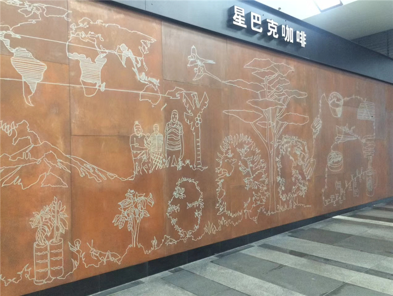 历下耐候钢幕墙